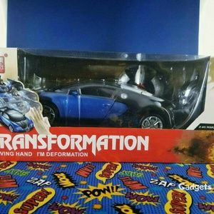 Waving Hand Activated Transformation Car